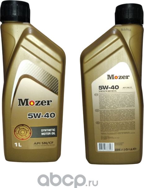 Масло моторное MOZER Premium 5w-40 API SN/CF 1л Mozer. Артикул 4606093
