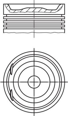 Поршень Mahle. Артикул 012 20 00