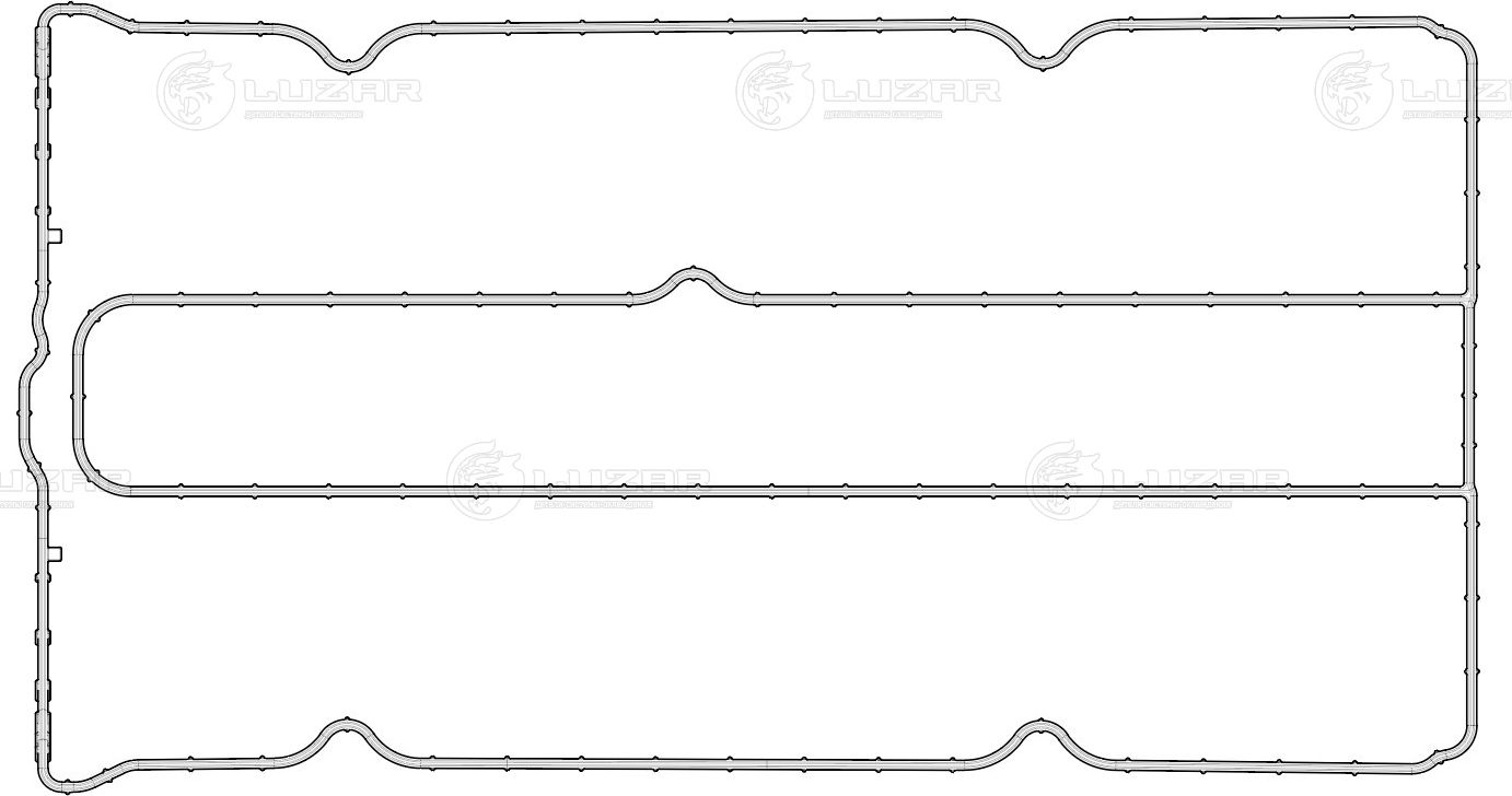 Прокладка клапанной крышки 441724 Luzar. Артикул LES 21009