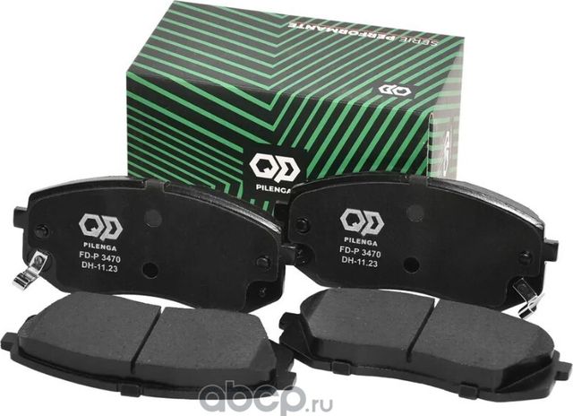 PILENGA Колодки тормозные дисковые передние  HYUNDAI/KIA CRETA II (2021-) SOUL III (SK3) (2019-). Артикул fd-p3470