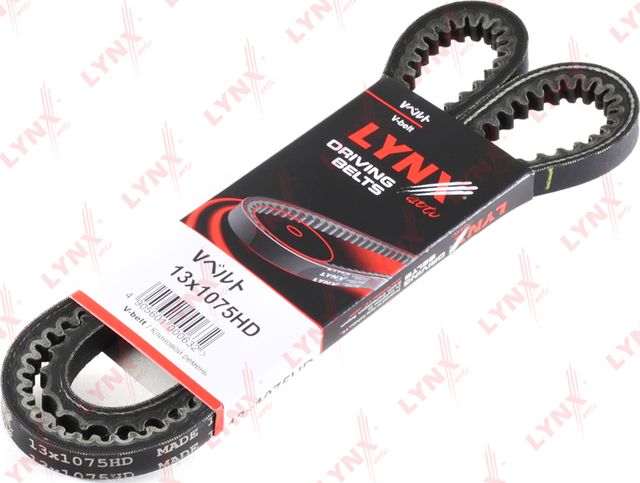 Приводной ремень клиновой LYNXauto для Volvo 740 1984-1984. Артикул 13X1075HD