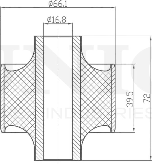 Сайлентблок рычага подвески (Unio). Артикул RMP-20062