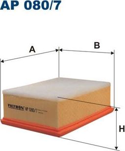 Воздушный фильтр Filtron. Артикул AP 080/7