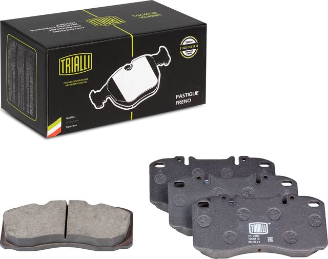 Тормозные колодки Trialli (Low-Metallic) передние для IVECO Daily IV 2006-2011. Артикул PF 4205