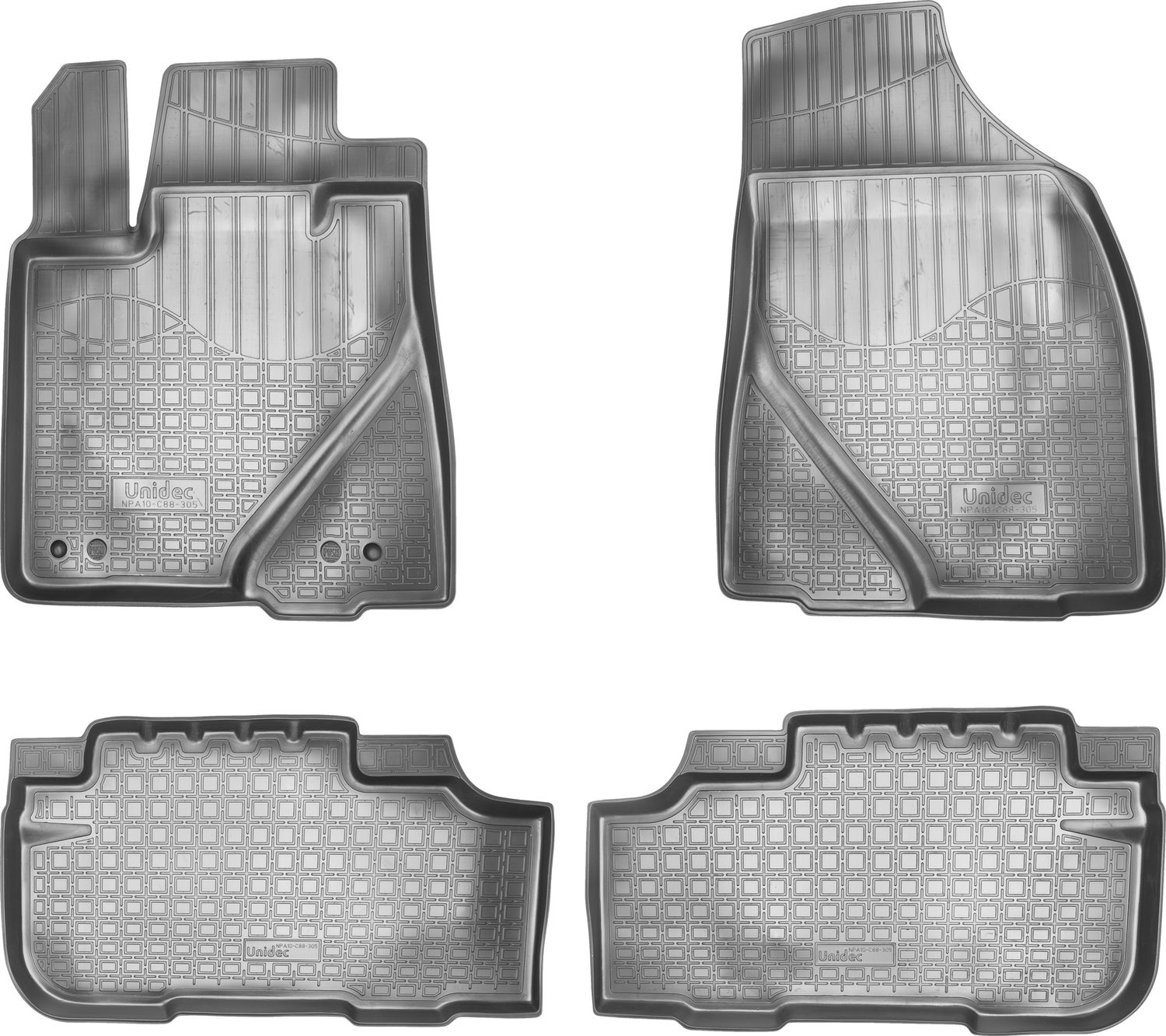 Коврики Норпласт для салона Toyota Highlander III (5 мест) 2013-2016. Артикул NPA10-C88-305