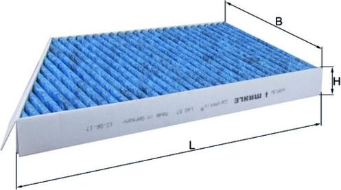 Салонный фильтр Mahle-Knecht CareMetix®. Артикул LAO 57