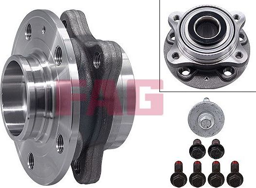 Ступица колеса с интегрированным подшипником Fag передняя для Volvo XC90 I 2002-2014. Артикул 713 6604 90