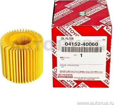 Масляный фильтр Toyota для Toyota Yaris III 2010-2020. Артикул 0415240060