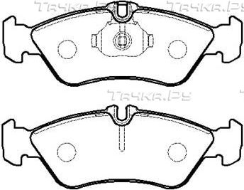 Тормозные колодки HSB. Артикул HP9557