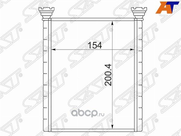 Радиатор отопителя салона TOYOTA CAMRY 06-11ALPHA (SAT). Артикул STTYL53950