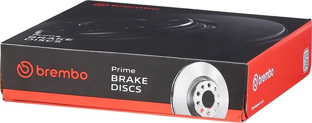 Тормозной диск Brembo PRIME LINE - UV Coated задний для Toyota Corolla E210 2018-2026. Артикул 08.E523.11