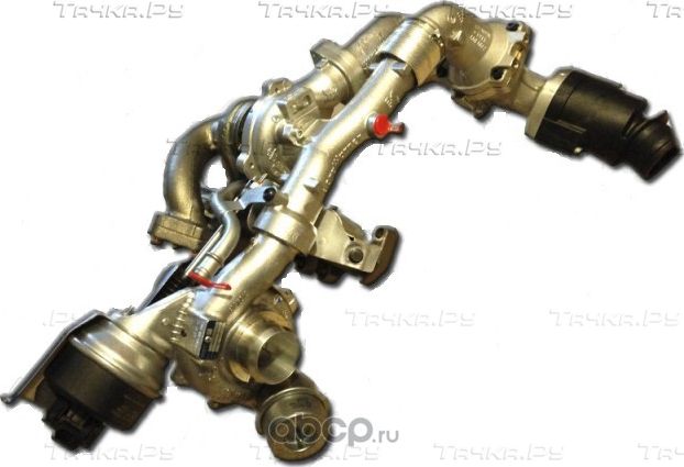 Турбина (турбокомпрессор) BorgWarner KP35+K04 для Volkswagen Multivan T6 2015-2026. Артикул 10009880098