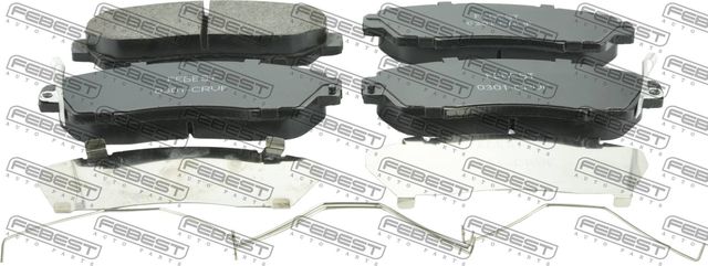 Тормозные колодки Febest. Артикул 0301-CRVF