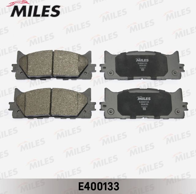 Тормозные колодки Miles (Low-Metallic) передние для Lexus ES V 2006-2012. Артикул E400133