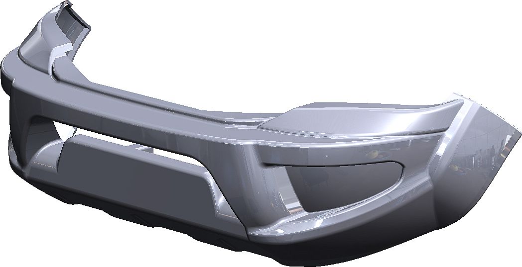 Бампер силовой передний АВС-Дизайн для Toyota Hilux Revo 2015-07.2018. БАЗОВЫЙ, без оптики, под покраску. Кроме Toyota Hilux Exclusive c 07/2018 . Артикул ABC.TOHIL.FB.06P