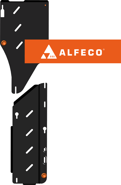 Защита Alfeco для топливопровода (2 части) MG 5 2020-2026. Артикул ALF.69.02