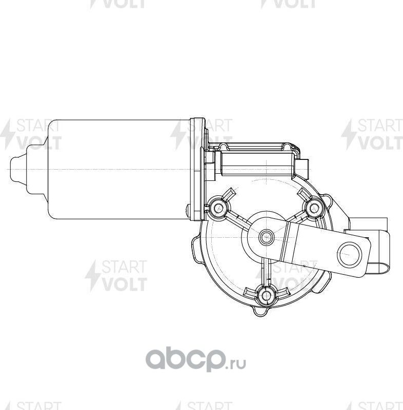 Мотор стеклоочистителя (моторчик дворников) StartVOLT. Артикул VWF 1511