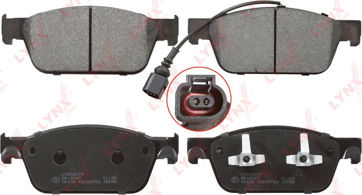 Тормозные колодки LYNXauto. Артикул BD-8047