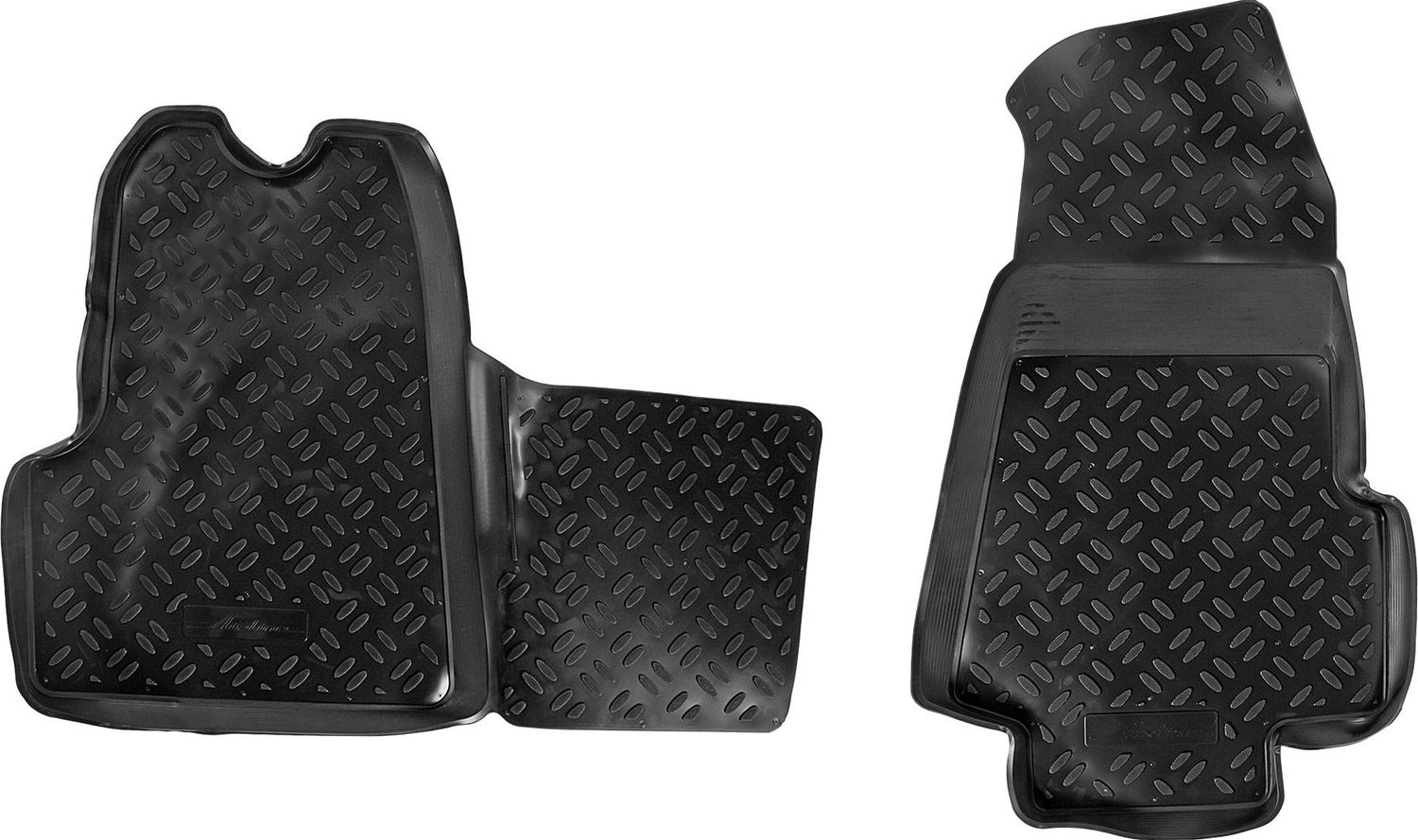 Коврики Airline 3D (передний ряд) с высоким бортиком для салона Ford Transit V МКПП 2006-2013. Артикул ACM-PS-32