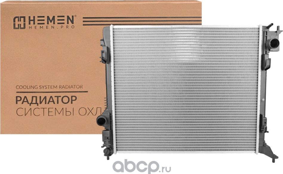 Радиатор охлаждения двигателя Nissan Qashqai 13-, X-Trail 14- () (Hemen). Артикул HOSR062