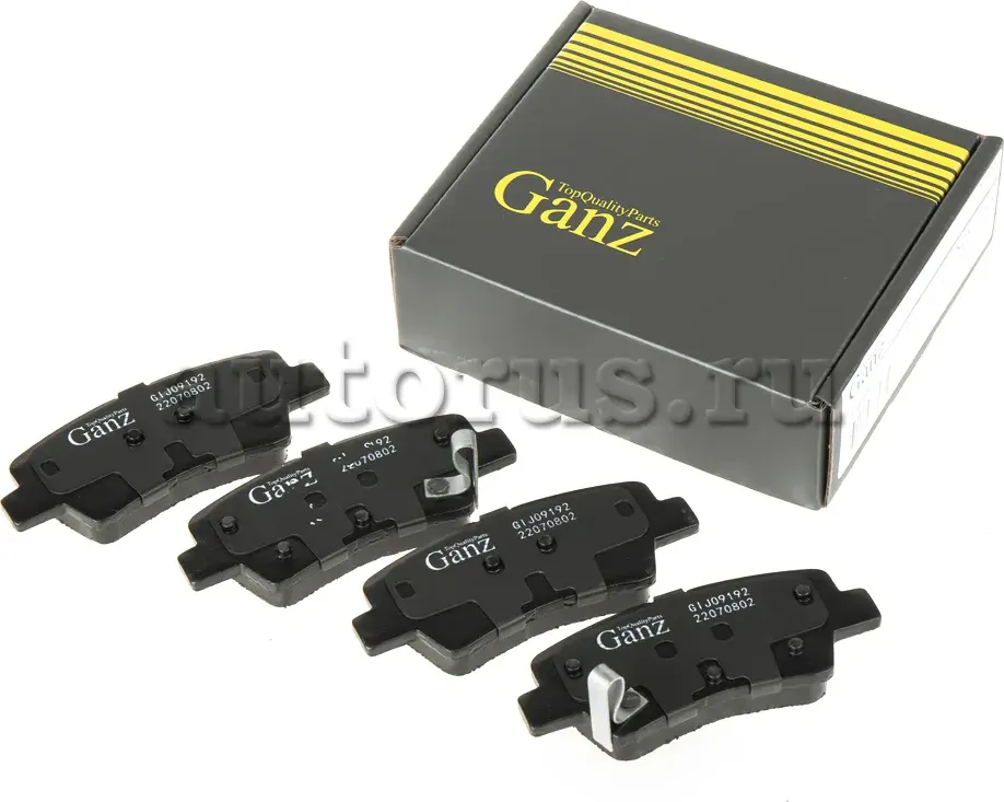 Колодки задние (Ganz). Артикул GIJ09192
