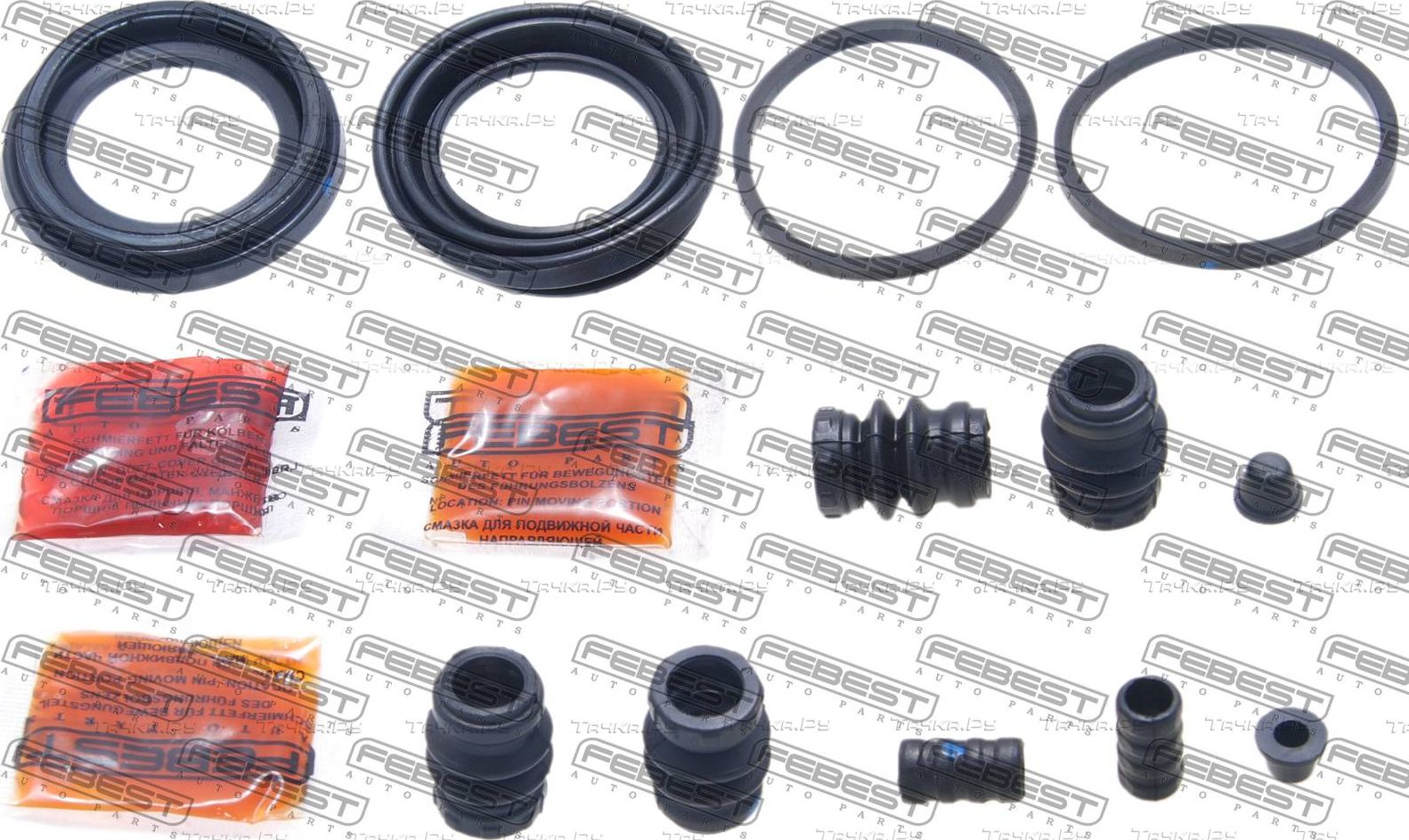 Ремкомплект тормозного суппорта Febest задний для Suzuki Swift II 1989-2001. Артикул 0275-Y61R