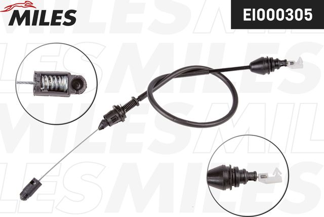 Трос ручника (тросик ручного тормоза) Miles задний правый для Land Rover Freelander I 1998-2006. Артикул EI000305