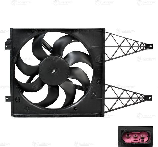 Вентилятор радиатора двигателя Luzar для SEAT Cordoba II 2002-2009. Артикул LFK 1805