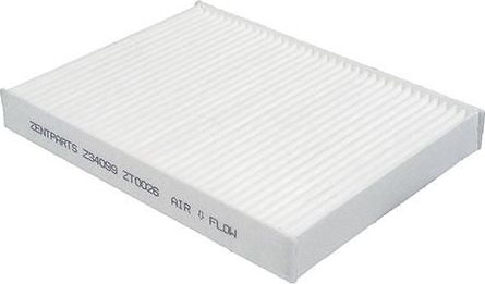 Салонный фильтр Zentparts (бумага). Артикул Z34099