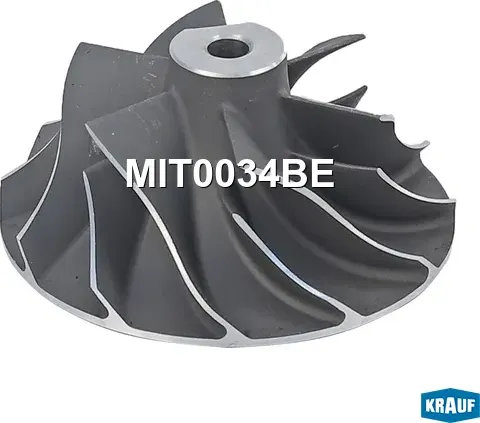 Крыльчатка турбокомпрессора Krauf. Артикул MIT0034BE