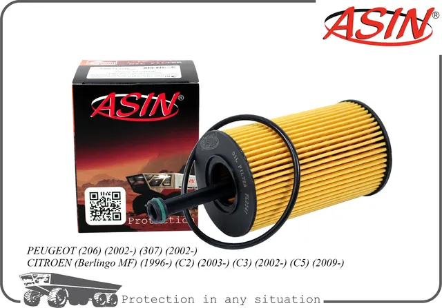 Фильтр масляный (Asin). Артикул ASINFL2247