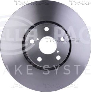 Тормозной диск Hella передний правый для Lexus GS III 2005-2012. Артикул 8DD 355 112-871