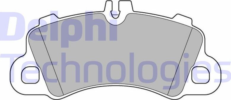 Тормозные колодки Delphi (Low-Metallic). Артикул LP3639