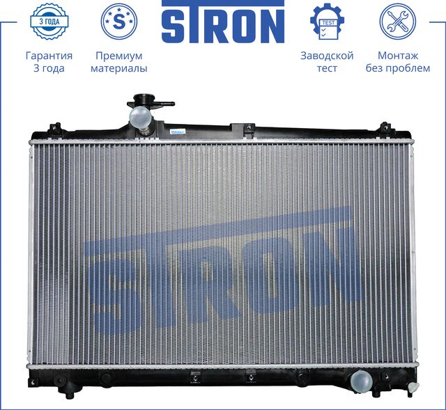 Радиатор охлаждения двигателя Stron для Toyota Ipsum II (M20) 2001-2009. Артикул STR0064