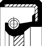 Сальник коленвала Corteco (FPM (Fluor-Kautschuk)). Артикул 19033909B