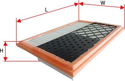 Воздушный фильтр Sakura. Артикул A-53820