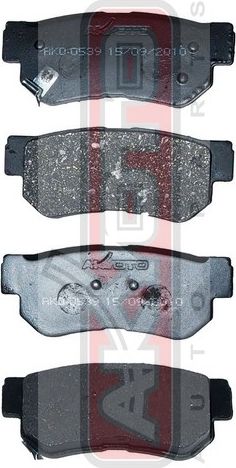 Тормозные колодки Akyoto Packing AKYOTO. Артикул AKD-0539