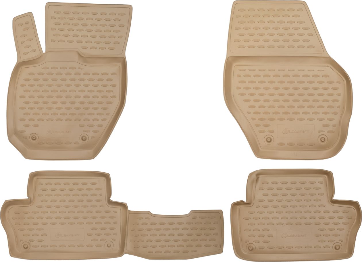 Коврики Element для салона Volvo XC60 I 2008-2017 БЕЖЕВЫЕ. Артикул NLC.50.09.212