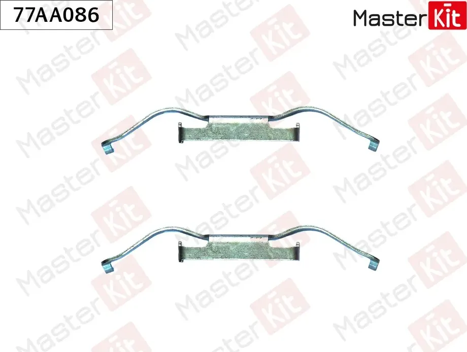 77AA086 Комплект установочный тормозных колодок VW MULTIVAN V (7HM  7HN  7HF  7EF  7EM  7EN) 2003 - (Master KIT). Артикул 77aa086