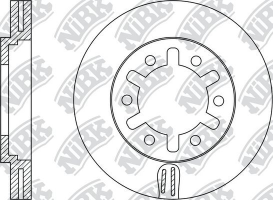 Тормозной диск NiBK. Артикул RN1421