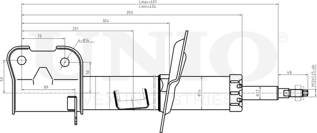 Амортизатор подвески (Unio). Артикул SAB-10256