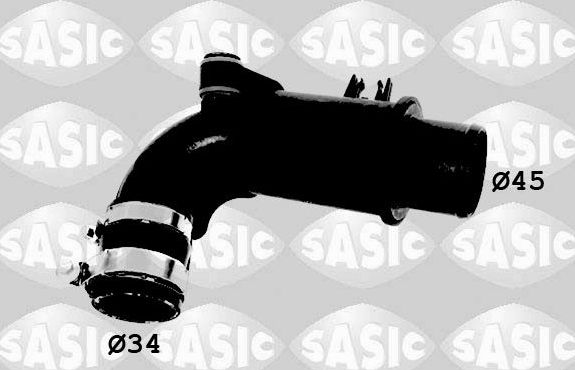 Патрубок интеркулера Sasic для Renault Logan I 2011-2015. Артикул 3334003