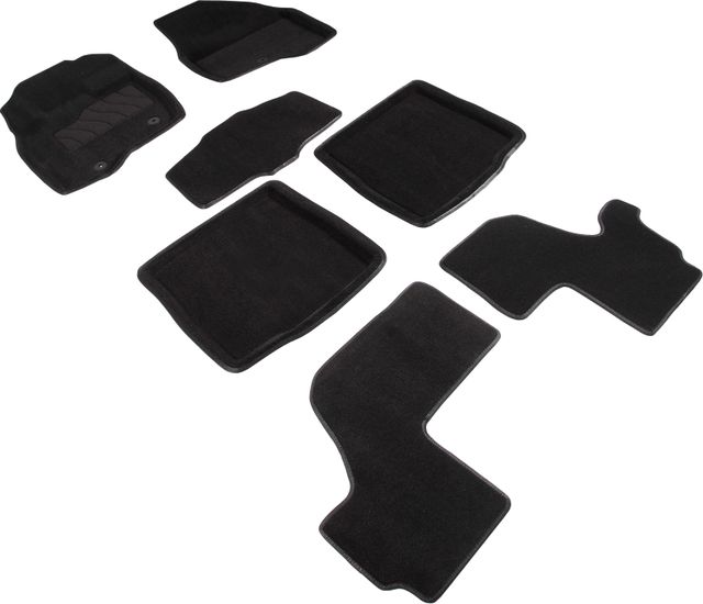 Коврики Seintex 3D ворсовые для салона Ford Explorer V рестайлинг (V-3,5) 2015-2026. Артикул 88357