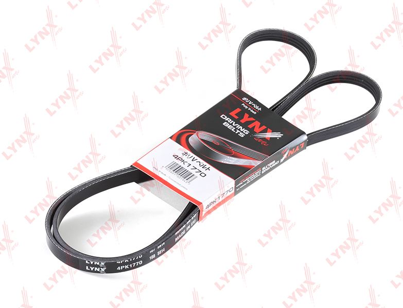Приводной ремень поликлиновой LYNXauto. Артикул 4PK1770