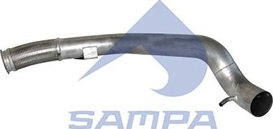 Гофра глушителя Sampa для IVECO Stralis 2002-2011. Артикул 060.409