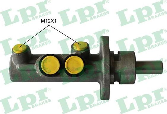 Тормозной цилиндр главный LPR (алюминий) для Renault Avantime 2001-2003. Артикул 1985