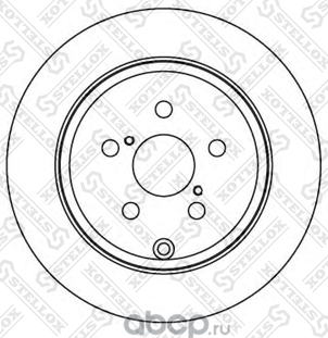 Тормозной диск Stellox. Артикул 6020-4589-SX