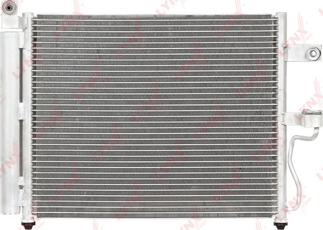 Радиатор кондиционера (конденсатор) LYNXauto для Hyundai Accent II 1999-2006. Артикул RC-0272