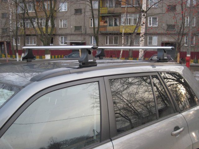 Багажник на крышу Атлант для Suzuki Grand Vitara 2005-2015 (Аэродинамические дуги). Артикул 8751+8709+8828