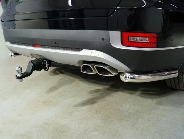 Фаркоп ТСС оцинкованный под американский квадрат для Hyundai Palisade I 2021-2026 (нерж. шар). Артикул TCU00180N